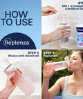 Daily Replenisher Glp-1 Nutritional Support, Powder, Muscle Recovery, Digestive Health & Skin Elasticity Mix Of Amino Acids, Prebiotics And Collagen Peptides Berry Flavor, 60 Scoops,13.5 Oz