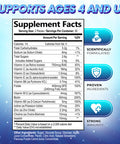 Built Nature Kids Multivitamin Gummies - Daily Kids Vitamin Gummy Multivitamins For Children With Vitamins A, C, E, B6, B12, And Minerals - Natural Multi Vitamin Supplement, Non-Gmo, Berry Flavor - 60 Gummies