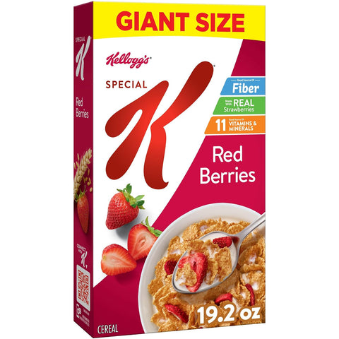 Kellogg Corn Flakes Cold Breakfast Cereal, 8 Vitamins and Minerals, Healthy Snacks, Family Size, Original (4 Boxes)