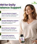 Forestleaf Dim Supplement - 300Mg Dim Estrogen Supplement For Women/Men - Diindolylmethane With Bioperine Black Pepper - Support For Detox Metabolism Hormone Balance & Menopause 90 Caps