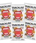 SNACKLINS Plant Based Crisps SEA SALT & VINEGAR - Gluten Free, Grain Free, 100% Kosher, Vegan Healthy Snacks, Crunchy Puffed Snack, Only 100 Calories Per Bag - .9oz (Case of 12)
