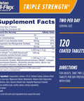 Nature's Bounty Osteo Bi-Flex Triple Strength(5) Glucosamine Chondroitin With Vitamin C Joint Health Supplement Coated Tablets 120 Count