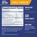 Nature's Bounty Osteo Bi-Flex Triple Strength(5) Glucosamine Chondroitin With Vitamin C Joint Health Supplement Coated Tablets 120 Count