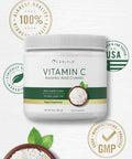 Carlyle Ascorbic Acid Powder | Vitamin C | 8 Ounces | Water Soluble Crystals | Vegan, Vegetarian, Non-Gmo And Gluten Free Supplem