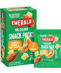 Emerald Nuts Mixed Nuts Variety Pack 18ct (1-Pack) , 100-Calorie Individual Packs , Features Dry Roasted Almonds, Natural Almonds & Walnuts, and Roasted & Salted Cashews