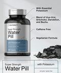 Water Pills Super Strength 120 Tablets Vegetarian, Non-GMO and Gluten Free Supplement