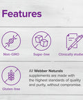 Webber Naturals Collagen30 with Ceramides Bioactive Collagen Peptides 120 Tablets Hydrating Glow Helps Improve Skin Hydration Elasticity Smoothness Non GMO Dairy Gluten