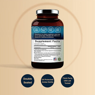 Super Pregnenolone 100mg 180 Capsules Premium Pregnenolone Supplement Pregnenolone Micronized Grade for Higher Absorption Supports Cognitive Function and Immune System No GMOs No Soy