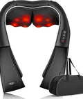 Alljoy Shiatsu Back And Neck Massager With Heat, Deep Tissue 3D Kneading Massage Pillow For Shoulder, Legs, Foot, And Body, Relax Gifts For Women Men Mom Dad