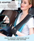 Magicmakers Neck Massager With Heat - Electric Shiatsu Deep Kneading Back Massage For Neck Pain, Shoulder, Waist, Relax For Her/Him/Women/Men/Dad/Mom/Christmas/Mothers Day/Fathers Gifts