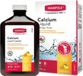 Wampole Calcium Liquid - Helps Develop and Maintain Bones & Teeth - 350 ml