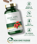 Rose Hips | 1500Mg | 240 Quick Release Capsules | Non-Gmo And Gluten Free Herbal Supplement | By Carlyle