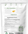 Micro Ingredients Oil of Oregano Softgels 6000mg Per Serving 300 Count | 2 in 1 Formulated with Black Seed Oil 200mg 4X Strength Carvacrol & Thymoquinone | Plant Based Non-GMO & Immune Support