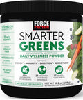 Force Factor Smarter Greens Daily Wellness Powder to Support Energy, Immunity & Digestion, Greens Powder, Superfood Powder with Vitamins, Minerals, and Probiotics,, ly Unflavored, 30 Servings