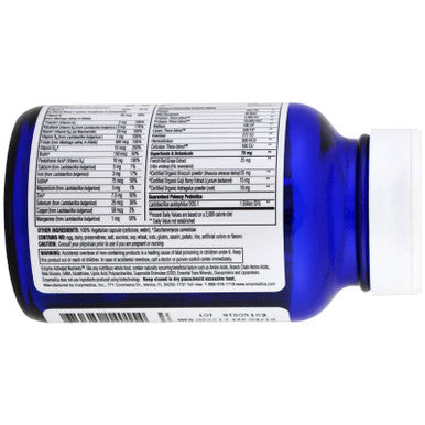 Enzyme Nutrition Multi Vitamin 100% Whole Food Nutrition 60 Capsules
