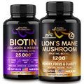 NUTRAHARMONY Biotin, Collagen & Lions Mane Mushroom Capsules