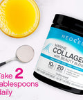 Neocell Marine Collagen With Beauty Blend; For Skin Hydration; Healthy Hair Nails And Joint Support; Keto Certified Gluten Free; Unflavored Powder 7 Ounces 20 Servings*