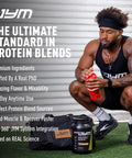 JYM Supplement Science Pro Protein Powder - Egg White Milk Whey protein isolates & Micellar Casein | Supplement Science | Tahitian Vanilla Bean Flavor 1.7 Pound