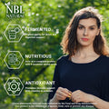 Nbl Natural NBL Natural Chlorophyll 100 mg with Alfalfa Powder Green Superfood 90 Veg Capsules