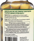 Quercetin Gummies with Zinc 100mg of Quercetin and 91 Daily Zinc per Serving 60 Mango Flavored Chewable Immune Support Gummies for Adults and Kids by Double Wood Supplements