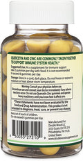 Quercetin Gummies with Zinc 100mg of Quercetin and 91 Daily Zinc per Serving 60 Mango Flavored Chewable Immune Support Gummies for Adults and Kids by Double Wood Supplements