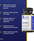 Premier Research Labs Xenostat - Thyroid Function & Hormone Support - With Chlorella, Hyssop Herb, Milk Thistle & Reishi Mushroom