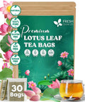 FreshDrinkUS, Premium 120 Mulberry Leaf Tea Bags, 100% Natural & Pure from Mulberry Leaves. Loose Leaf Herbal Tea. Made with Natural Material Tea Bags. No Sugar, No Caffeine, No Gluten, Vegan.