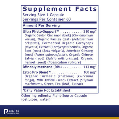 Premier Research Labs Estro Flavone Supports Healthy Estrogen