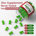 Zinc Gummies 30Mg, High Absorption Fermented Zinc Supplements + Copper, Selenium, Vitamin C & D, Black Elderberry, Zinc Complex For Daily Immune Support, Powerful Antioxidant, Vegan, Sugar 2 Pack