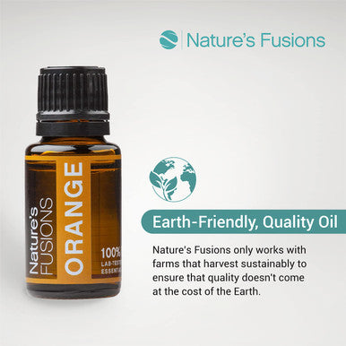Nature s Fusions Orange (Sweet) 100% Pure and Essential Oils 15 mL