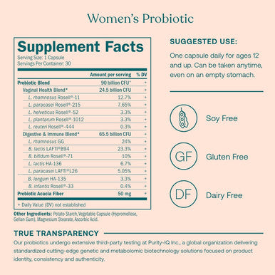 True Grace One Daily Women s Multivitamin 40+ (30 Vegan Tablets) Omega-3 Fish Oil (60 Softgels) & One Daily Women s Probiotic (30 Vegetarian Capsules) - 30-Day Supply of Each