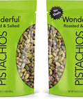 Wonderful Pistachios No Shells, Roasted & Salted Nuts, 12 Ounce Resealable Bag, Protein Snacks, Gluten Free, Healthy Snack
