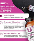 Umzu Thyrite Thyroid Support Supplement Magnesium, Zinc, Copper, Iodine & Selenium Healthy Metabolism, Sustained Energy & Weight Management Thyroid Complex Aid (30 Day Supply 120 Capsules)