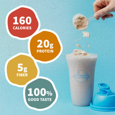 Garden of Life Creamy Vanilla Cookie Protein Powder + Oatmilk 20G Organic Vegan Plant Based Protein Coconut Water Mcts Sprouted Grains Prebiotics Probiotics Non-Gmo Gluten-Free 1.90 Lb