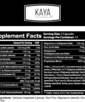 Kaya Naturals Hair Skin Nail Capsules BIOTIN Vitamin D Vitamin B12 A Folic Acid Support Hair Support Vitamin Supplement 180 Count