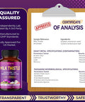 Aumeto Ultra Milk Thistle 9 in 1 Formula - 17372mg with Dandelion NAC Berberine Artichoke (150 Count (Pack of 1))