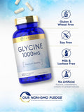 Carlyle Glycine 1000mg | 90 Powder Pills | Quick Release Capsules | Premium Quality | Non-GMO & Gluten Supplement
