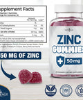 Age Zinc Gummies - 2 Pack - 50Mg High Immune Booster Zinc Supplement, Immune Defense, Powerful Natural Antioxidant, Non-Gmo - By Age, 120 Count