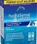 HydraSense Eye Drops, For Dry Eyes, Fast and Long-Lasting Relief, Preservative Free, Naturally Sourced Lubricant, Home and Away Twin Pack (2 x 10 mL), 20 mL