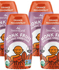 SweetLeaf Orange Passionfruit Liquid Monk Fruit - Monk Fruit Liquid Sweetener Drops, Organic Monk Fruit Extract, Zero Calorie Sweetener, Sugar Free, Keto Friendly, Erythritol Free - 1.7 Fl Oz
