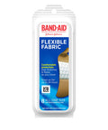 Band-Aid Brand Flexible Fabric Bandages All One Size Travel Pack, 8 Count