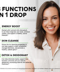 NUTRAHARMONY Vegan Chlorophyll Liquid Drops - Oxygen & Energy Boost, Skin Cleanse - Made In Usa Trusted Quality - Natural Deodorant & Detox - 12000 Mg Extra Strength Supplement - 2 Month Supply, Fresh Mint Flavor