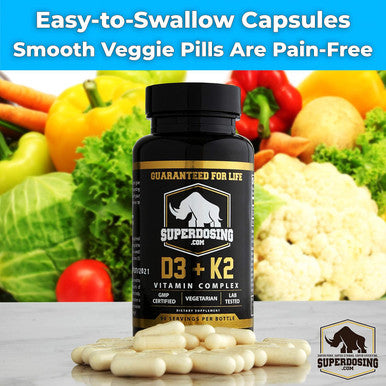 Best Value, Max Strength 10,000 Iu Vitamin D3 And 1500 Mcg Vitamin K2 Supplements 3 Bottle Pack. D3K2 Vitamins And Supplements For The Health. D3-K2 Mk4 Capsules, Best K2D3 Vitamin For Immune System