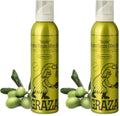 Graza Sizzle Extra Virgin Olive Oil Spray, Cooking Oil - High Polyphenol Peak Harvest EVOO Cooking Oil in a Spray Bottle - Single Origin Olive Oils from Spain - 5 Fl Oz