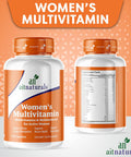 Aitnaturals Women's Multivitamin - 120 Capsules | Enriched with Vitamin A C D E K B12 Folate Iron Calcium Magnesium Biotin Zinc & Iodine | Support Bone Muscle Health Energy & Metabolism