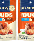 PLANTERS Nut Duos, Peppercorn Pistachios & Parmesan Cashews, Roasted, 5 Oz | Flavored Nuts. 0g Trans Fat. Plant Based Protein. Resealable Bag. Snacks for Adults. Party Mix, Party Snacks