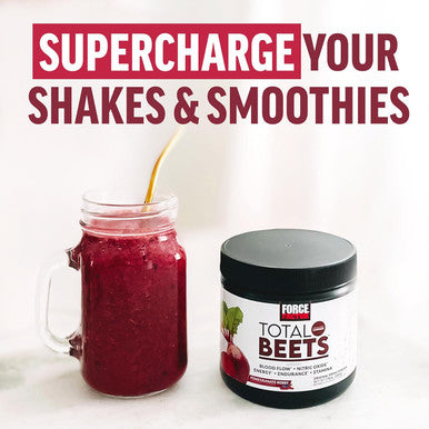 Force Factor Total Beets Drink Mix Superfood Powder with Nitrates to Support Circulation Nitric Oxide Energy Endurance and Stamina Cardiovascular Heart Health Supplement 60 Servings 2-Pack