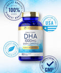 Carlyle Dha Supplement 1000Mg | 180 Softgels | 1240Mg Omega-3 | Non-Gmo, Gluten Free