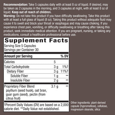 Enzymatic Therapy Fiber Fusion cleansing fiber 150 Capsules