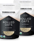 Terrasoul Superfoods Organic Rolled Oats 5 lbs - Gluten- | Old-Fashioned | Whole Grain